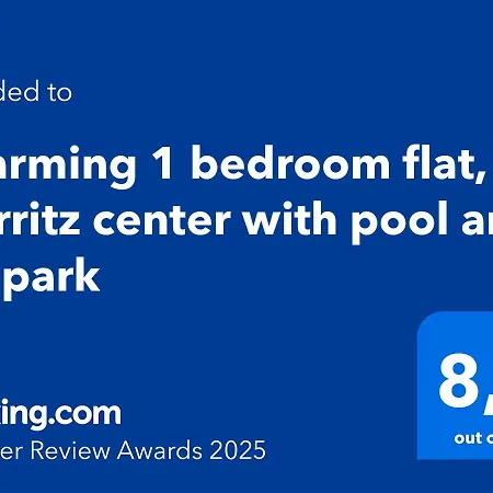 Charming 1 Bedroom Flat, Center With Pool And Car Park *